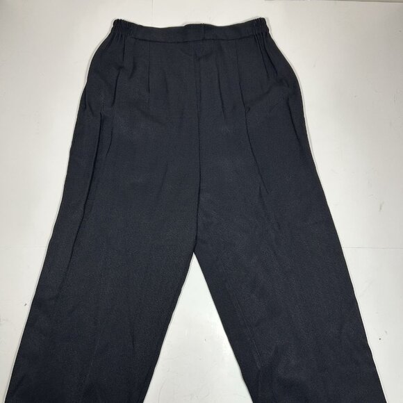 Vtg D.J. Summers Women 2Pc Jacket & Pants Set Black Purple Lace Line Sz 10 USA - Picture 7 of 13